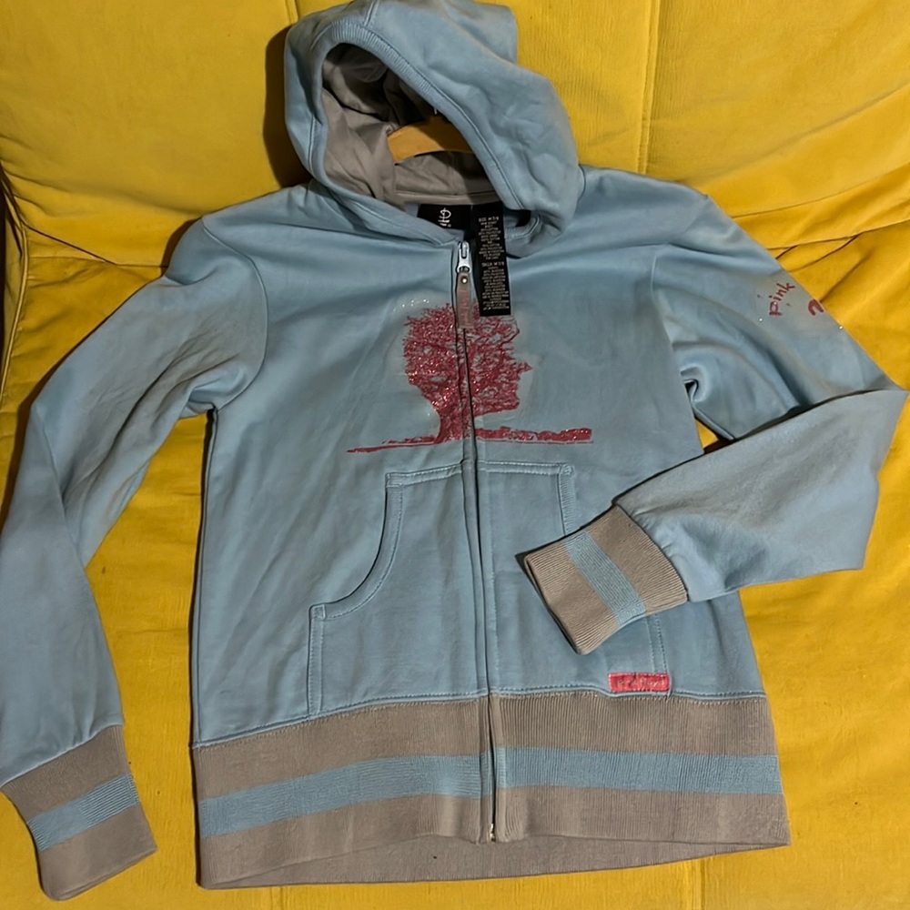 Pink flood hoody